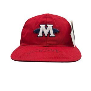 Memphis Redbirds MiLB Vintage Snapback Hat Cap Retro Autographed Deadstock 90's